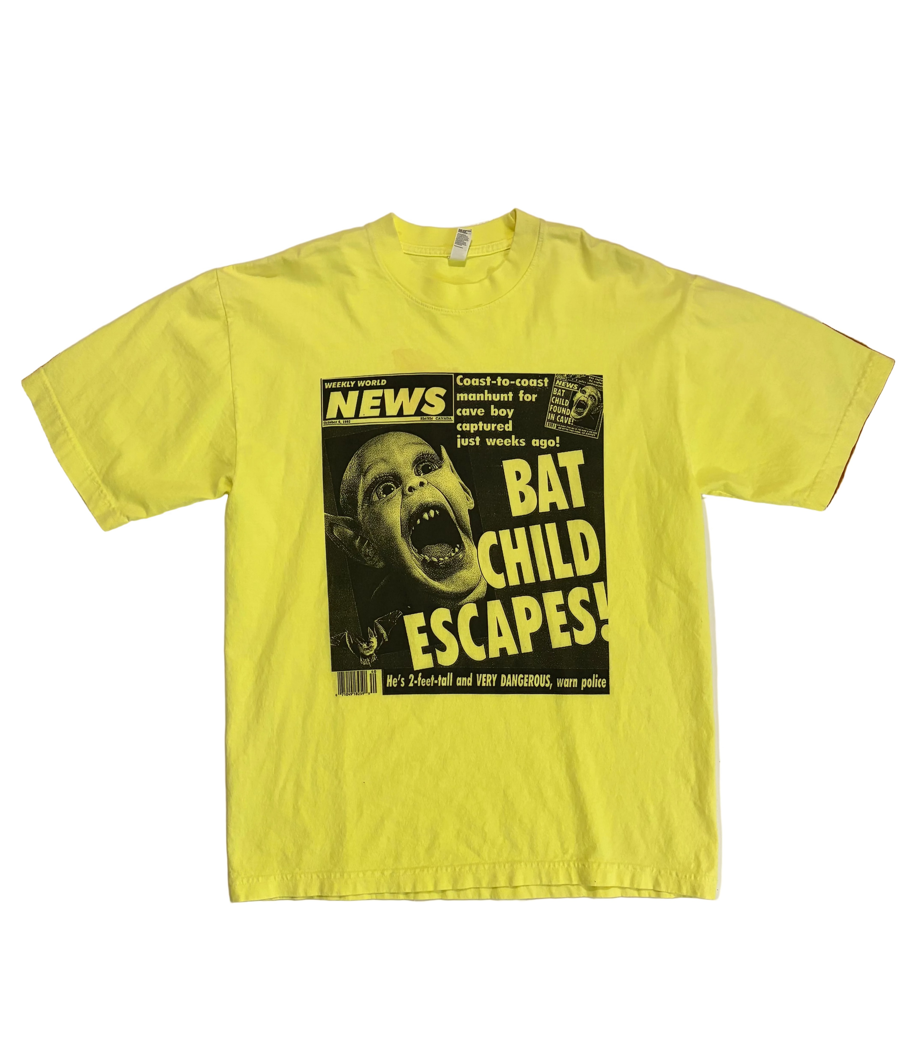 Bat Child Escapes Reprint Heavy Weight T-Shirt
