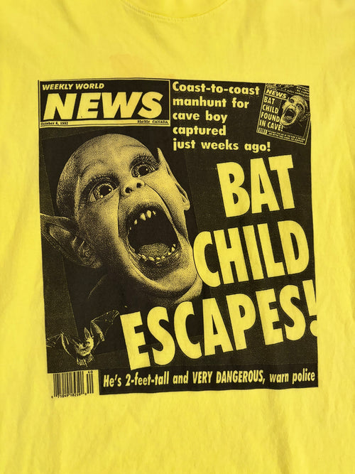 Bat Child Escapes Reprint Heavy Weight T-Shirt